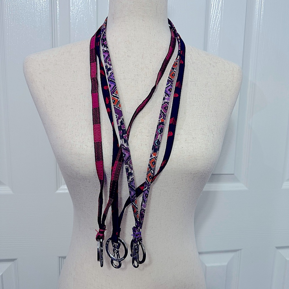 Vera Bradley Lanyards-Set of 3 in excellent used condition